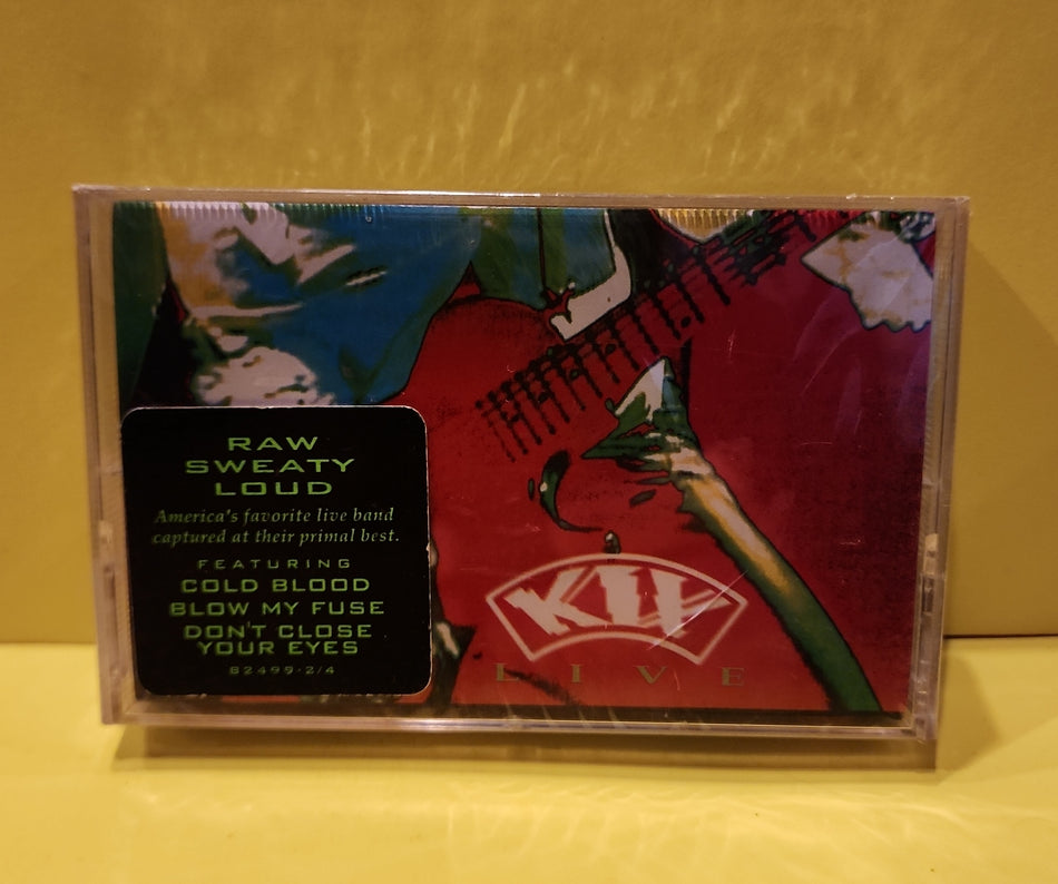 Kix  - Live - 1993 - 82499-4 New - Sealed - Cassettes