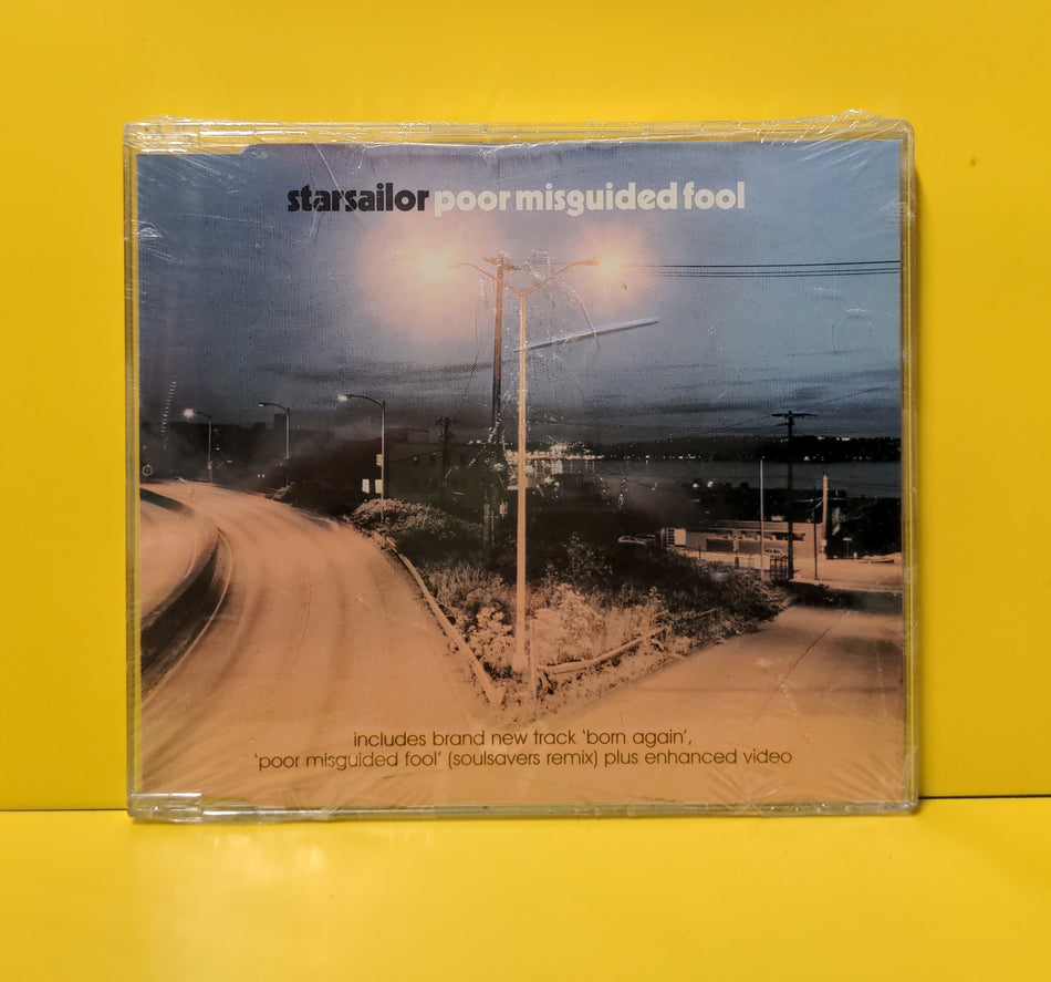 Starsailor - Poor Misguided Fool - 2002 - 7243 550652 0 9 New - Sealed - CDs