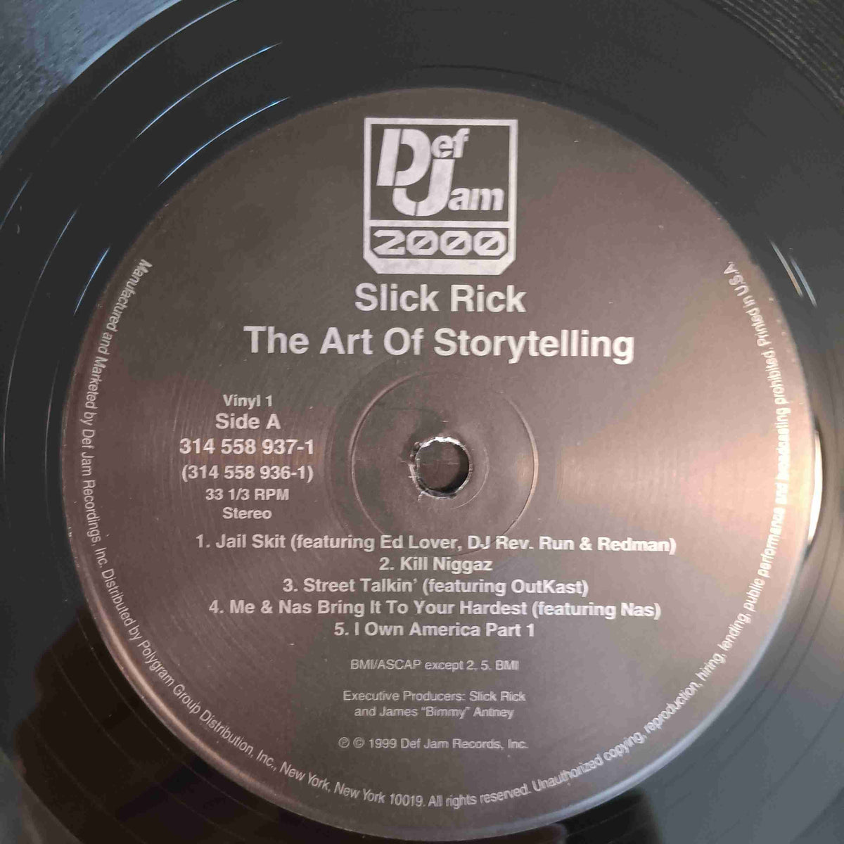 Slick Rick - The Art Of Storytelling w. Shrink - 1999 - 314 558 936-1 Used - VG+ - Vinyl