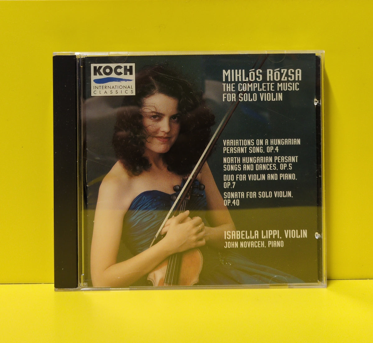 Miklós Rózsa, Isabella Lippi, John Novacek - The Complete Music For Solo Violin - 1995 - 3-7256-2 H1 Used - EX - CDs