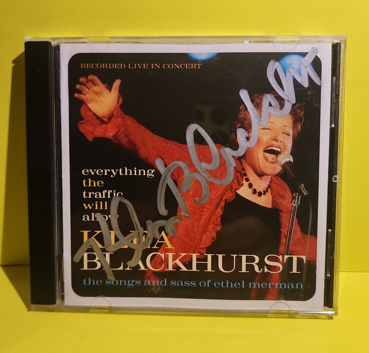 Klea Blackhurst - Everything The Traffic Will Allow .. Autographed  - 2002 - Used - EX - CDs