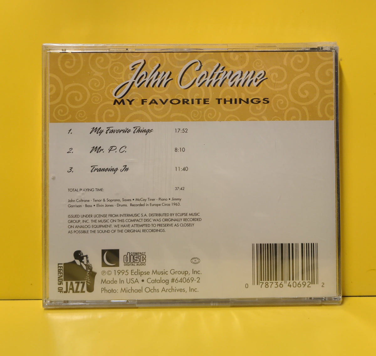 John Coltrane - My Favorite Things - 1995 - 64069-2 New - Sealed - CDs