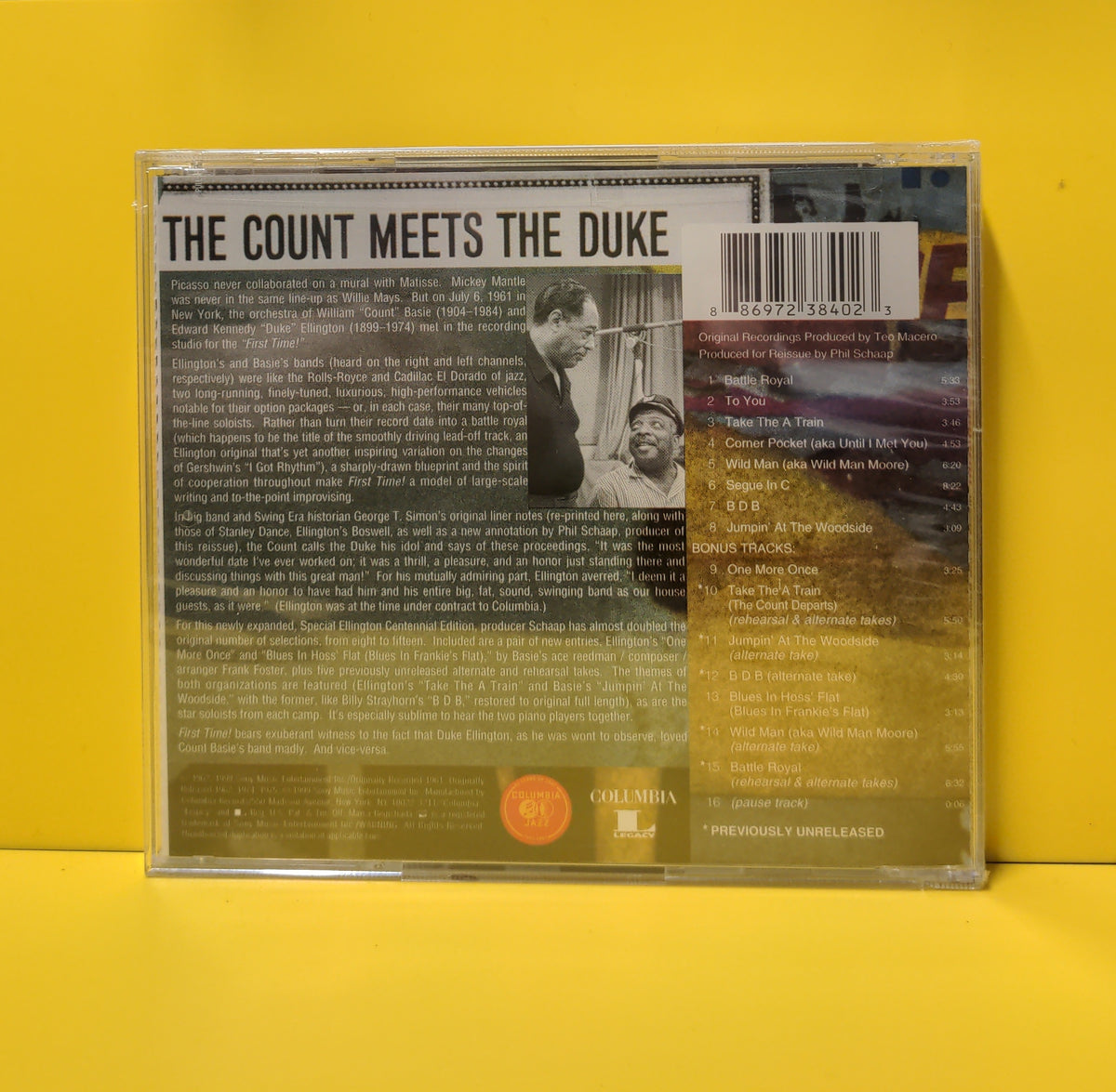 Duke Ellington And Count Basie - First Time! The Count Meets The Duke - 2008 - CK 65571 New - Sealed - CDs