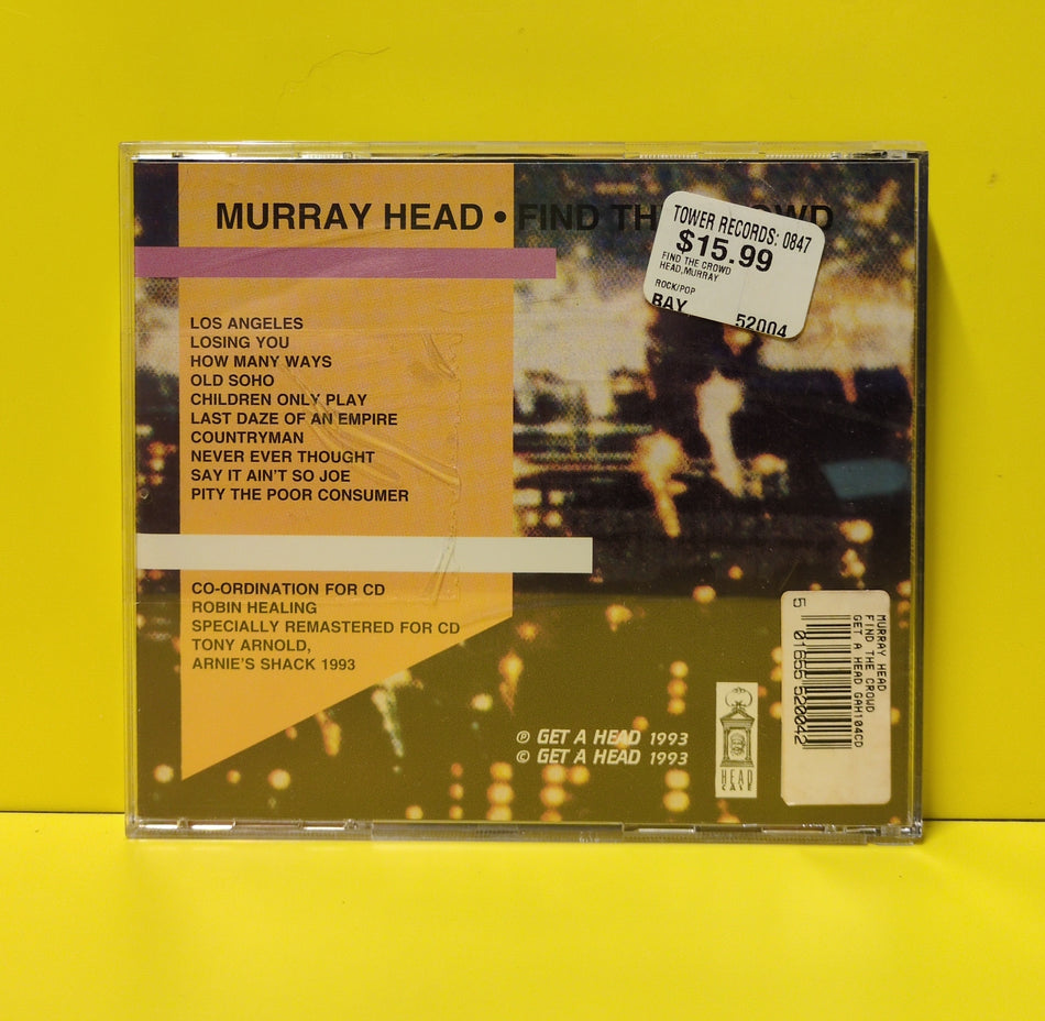 Murray Head - Find The Crowd - 1993 - GAH104CD Used - EX - CDs