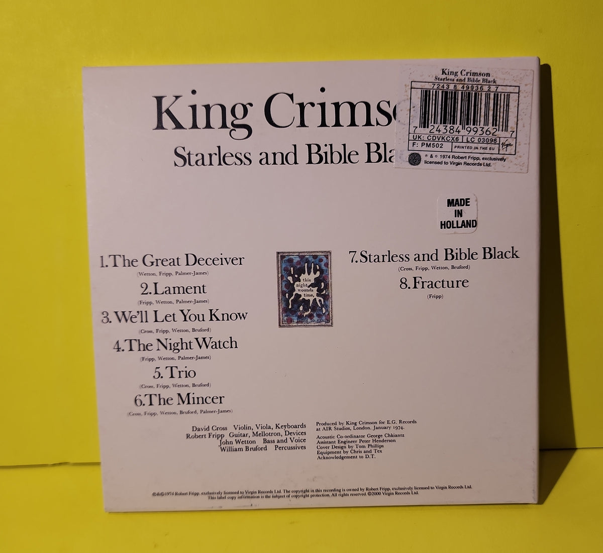 King Crimson - Starless And Bible Black - 2000 - CDVKCX6 Used - EX - CDs