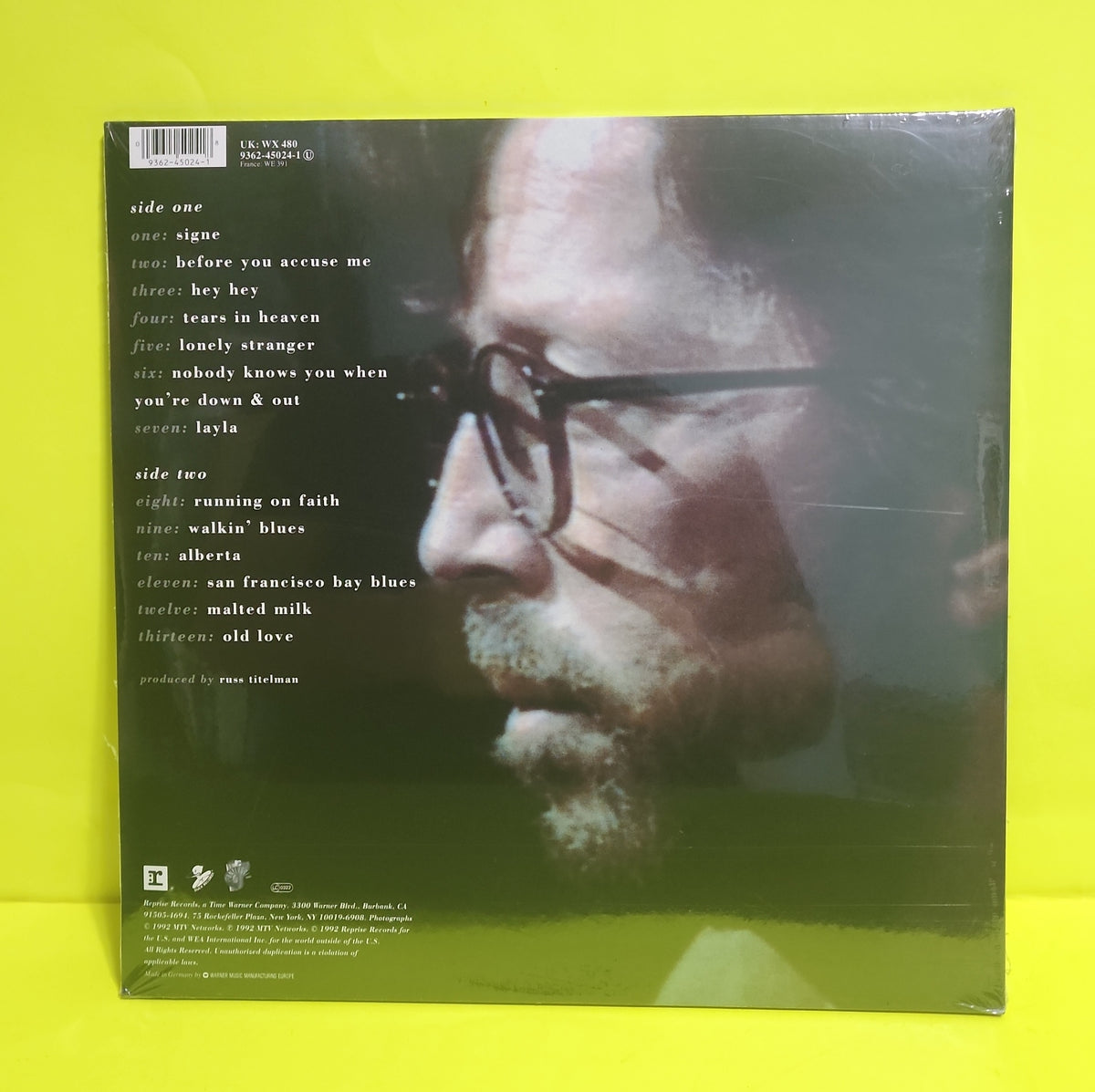 Eric Clapton - Unplugged - 1992 - 9362-45024-1 New - Sealed - Vinyl