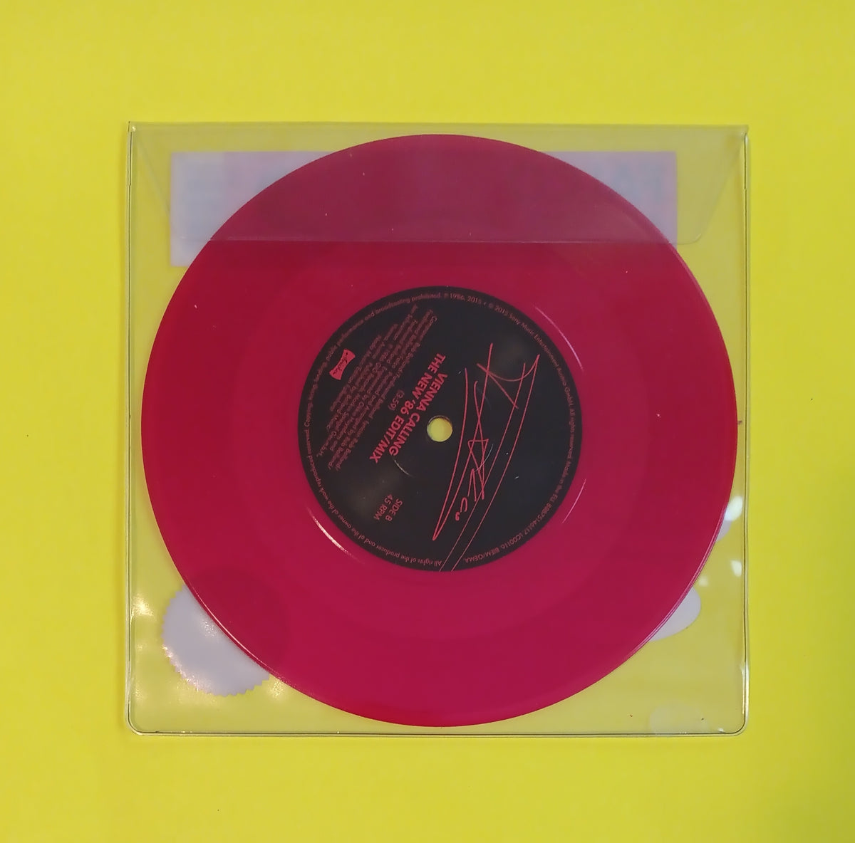 Falco - Rock Me Amadeus (The American Edit) / Vienna Calling (The New '86 Edit / Mix) - 2015 - 88875146117 New - Sealed - 7" RSD Red Vinyl