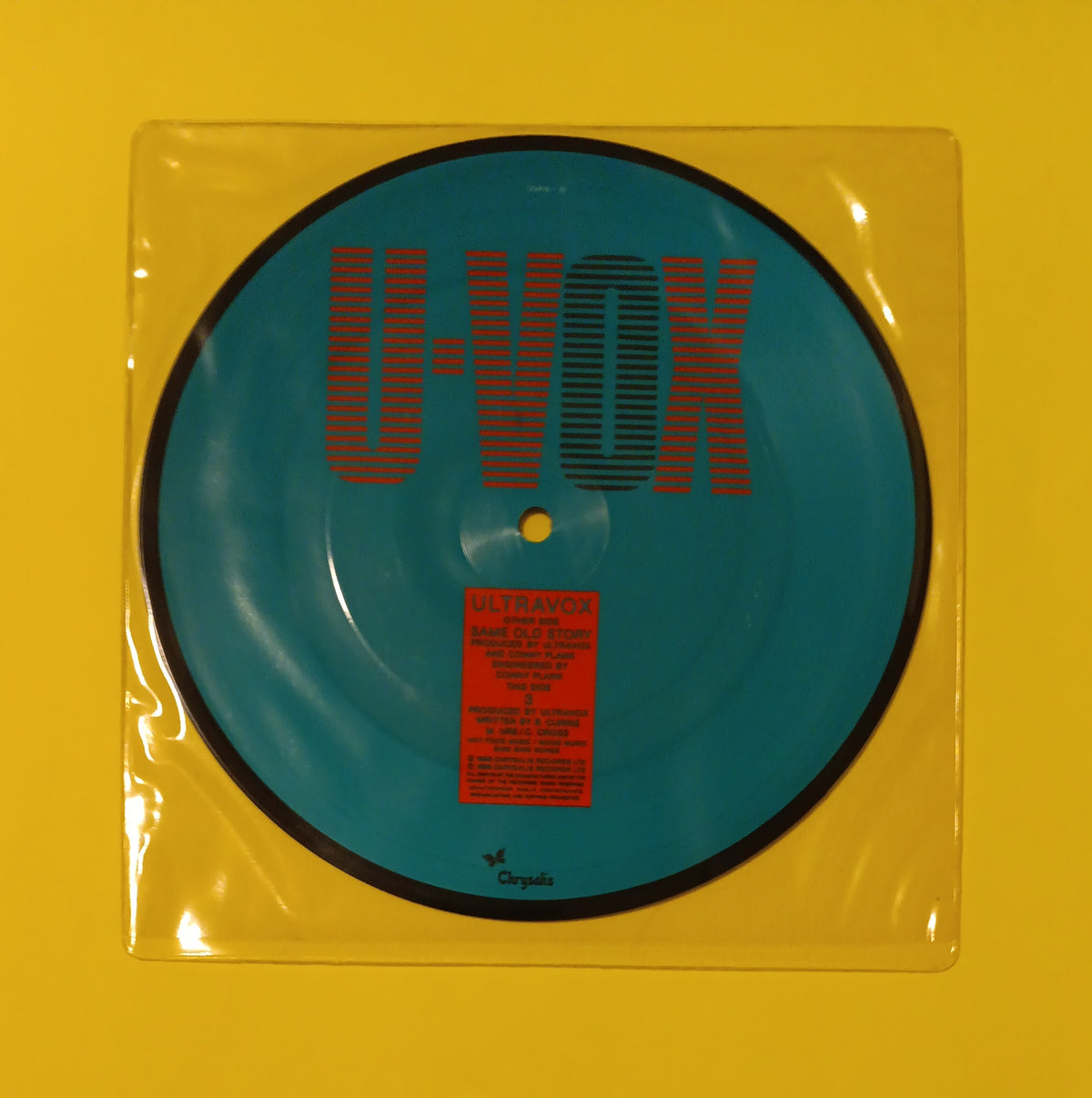 Ultravox - Same Old Story / 3 (UK 7" Pic Disc) - 1986 - UVP4 Used - NM - Vinyl