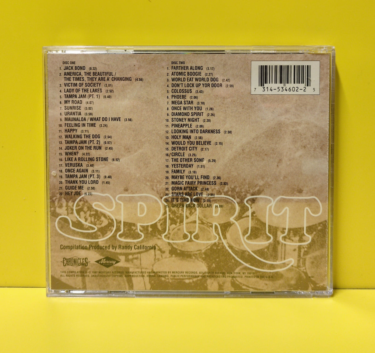 Spirit - The Mercury Years - 1997 - 314 534 602-2 Used - NM - 2xCD