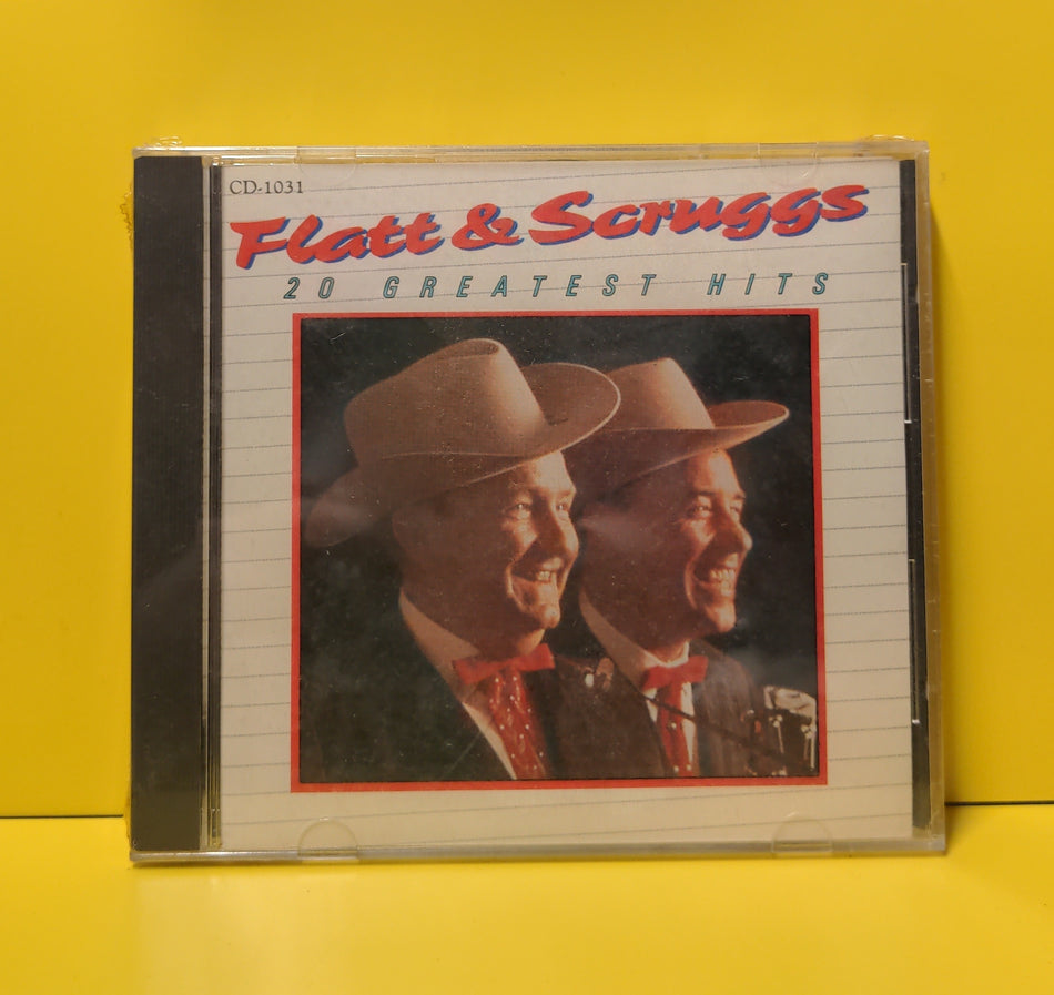 Flatt & Scruggs - 20 Greatest Hits - 1986 - CD-1031 New - Sealed - CDs