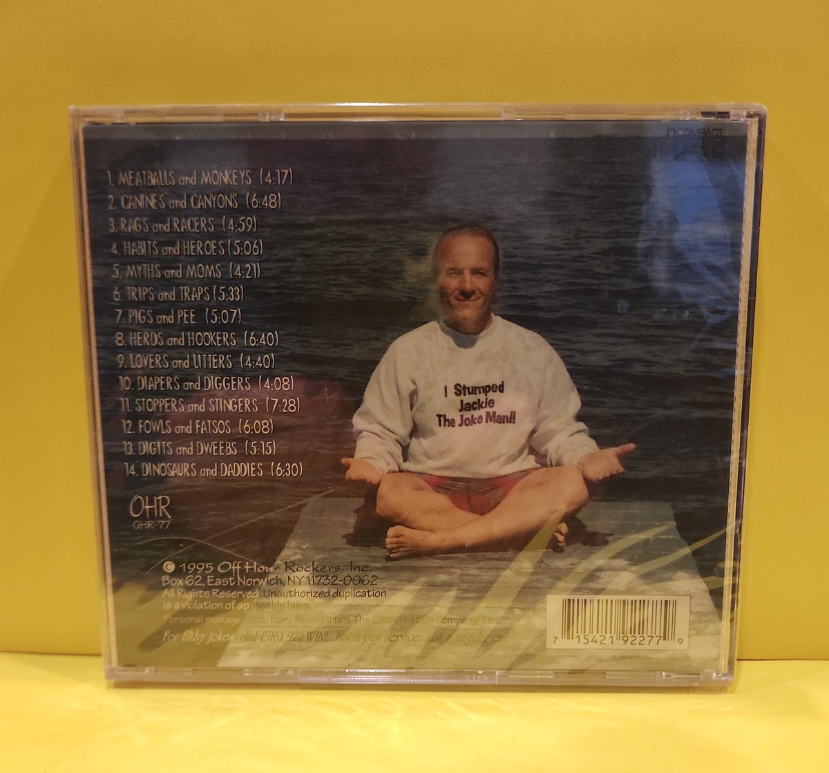 Jackie Martling - Sgt. Pecker - 1995 - OHR-77 New - Sealed - CDs