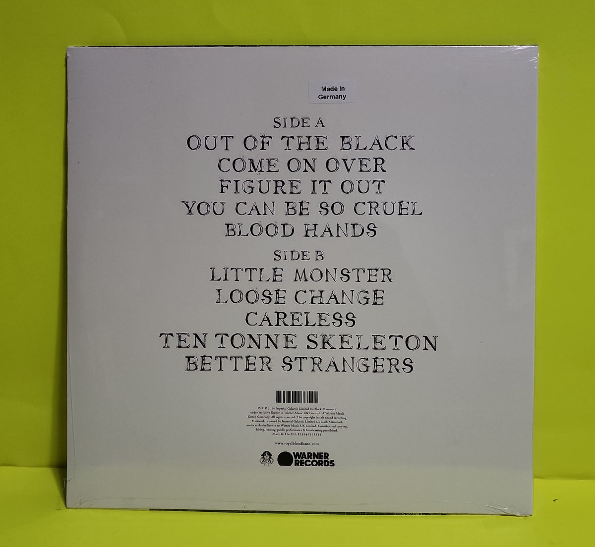 Royal Blood  - Royal Blood - 2014 - 825646278541 New - Sealed - Vinyl
