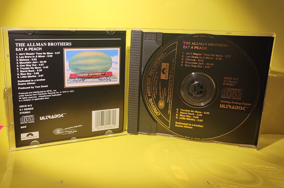 The Allman Brothers Band - Eat A Peach / Ultradisc - UDCD 513 Used - VG++ - CDs
