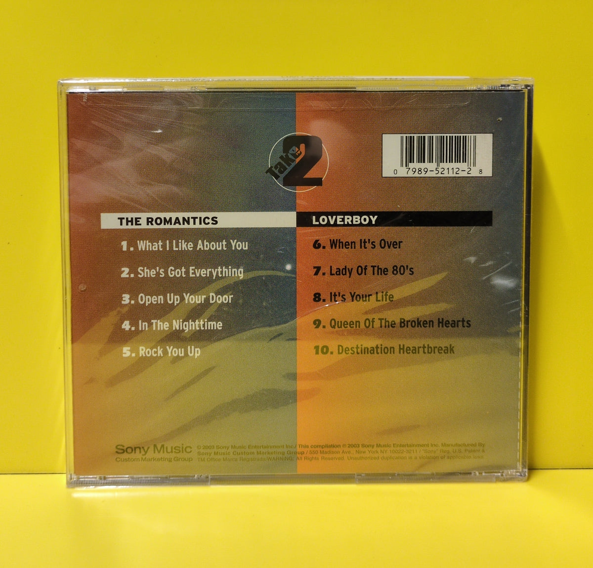 The Romantics / Loverboy - Take 2 - 2003 - A 52112 New - Sealed - CDs