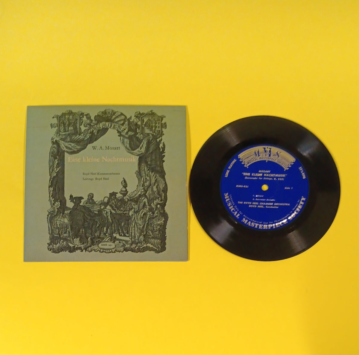 Mozart: Boyd Neel Kammerorchester - Eine Kleine Nachtmusik (Club 7") - MMS-931 Used - EX - Vinyl
