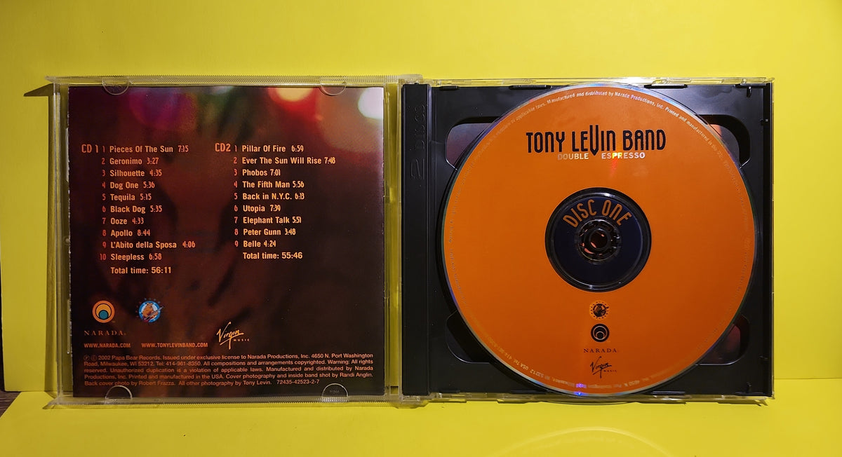 Tony Levin Band - Double Espresso - 2002 - 72435-42523-2-7 Used - EX - CDs