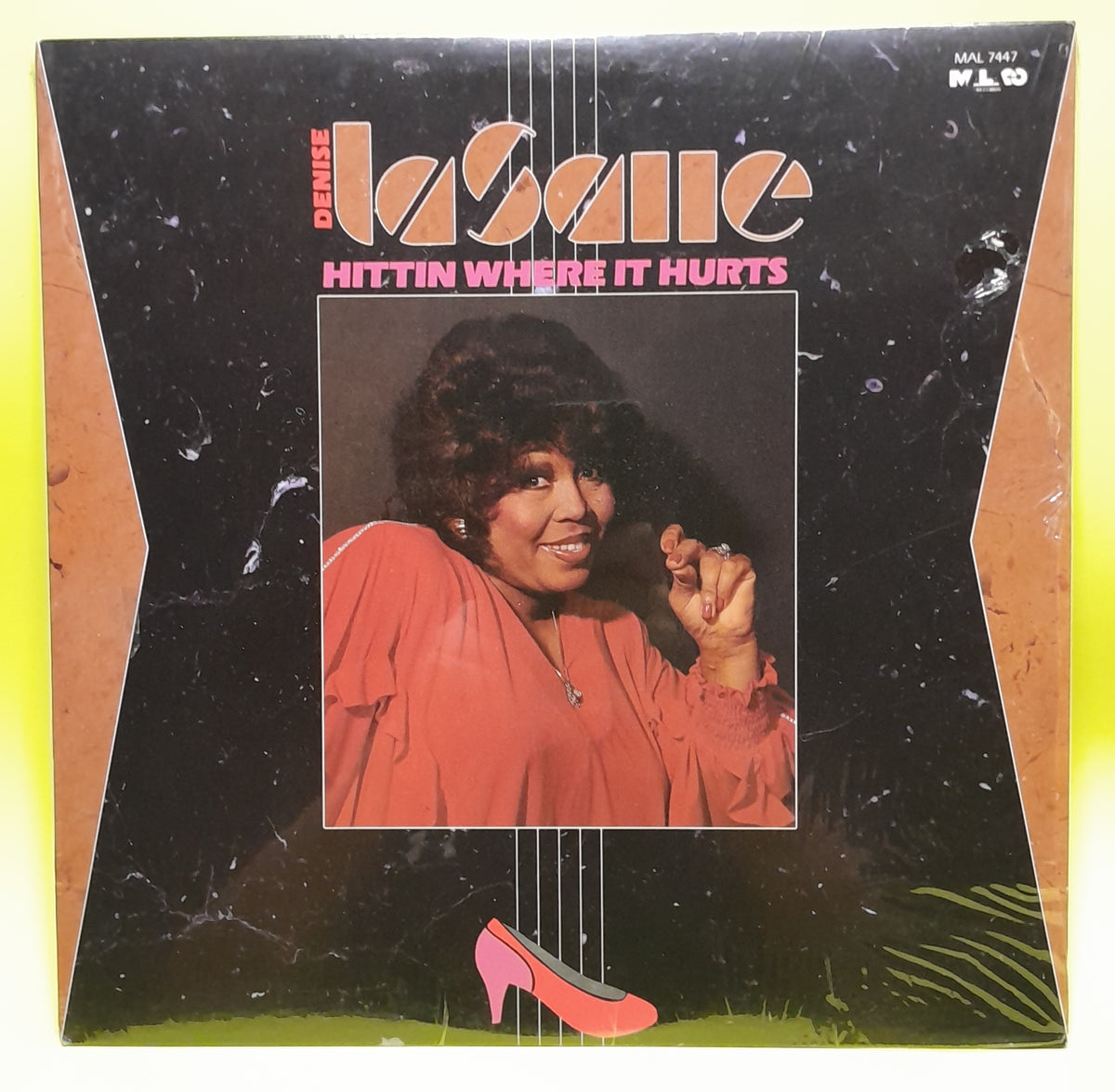 Denise LaSalle - Hittin Where It Hurts - 1988 - MAL 7447 New - Sealed - Vinyl