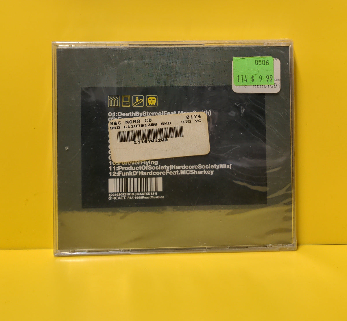 Sharkey - Hard Life - 1998 - REACTCD131 New - Sealed - CDs