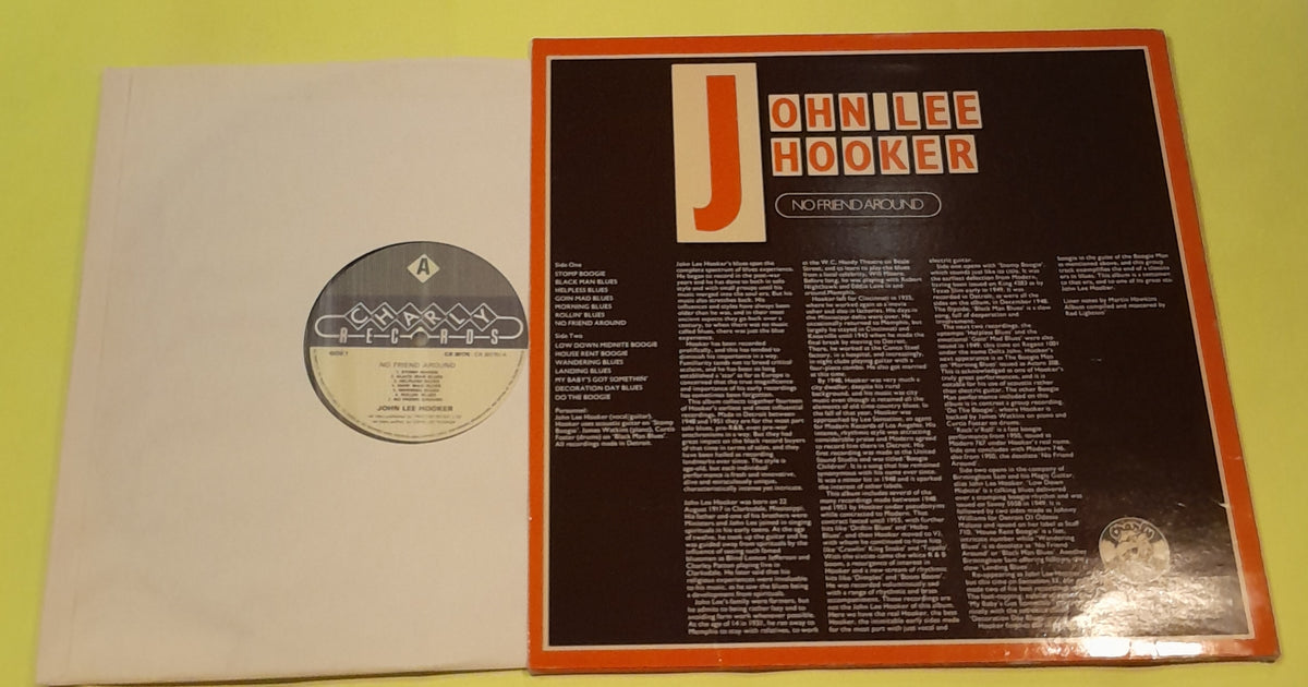 John Lee Hooker - No Friend Around - 1979 - CR 30170 Used - EX - Vinyl