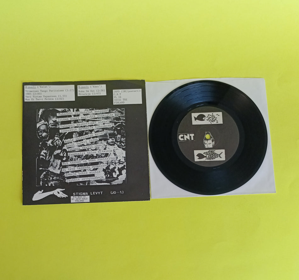 C.N.T. - Mitaleja EP (Finland 7") - 1986 - JO-1 Used - VG++ - Vinyl