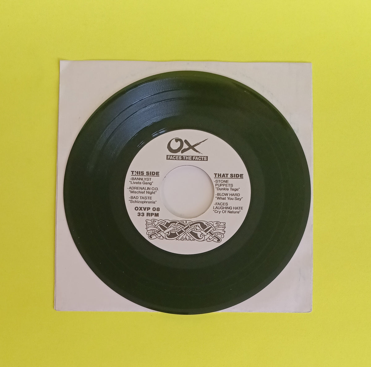 Various - Ox Compilation #13 (Germany Punk 7") - 1992 - OXVP 08 Used - VG+ - Vinyl