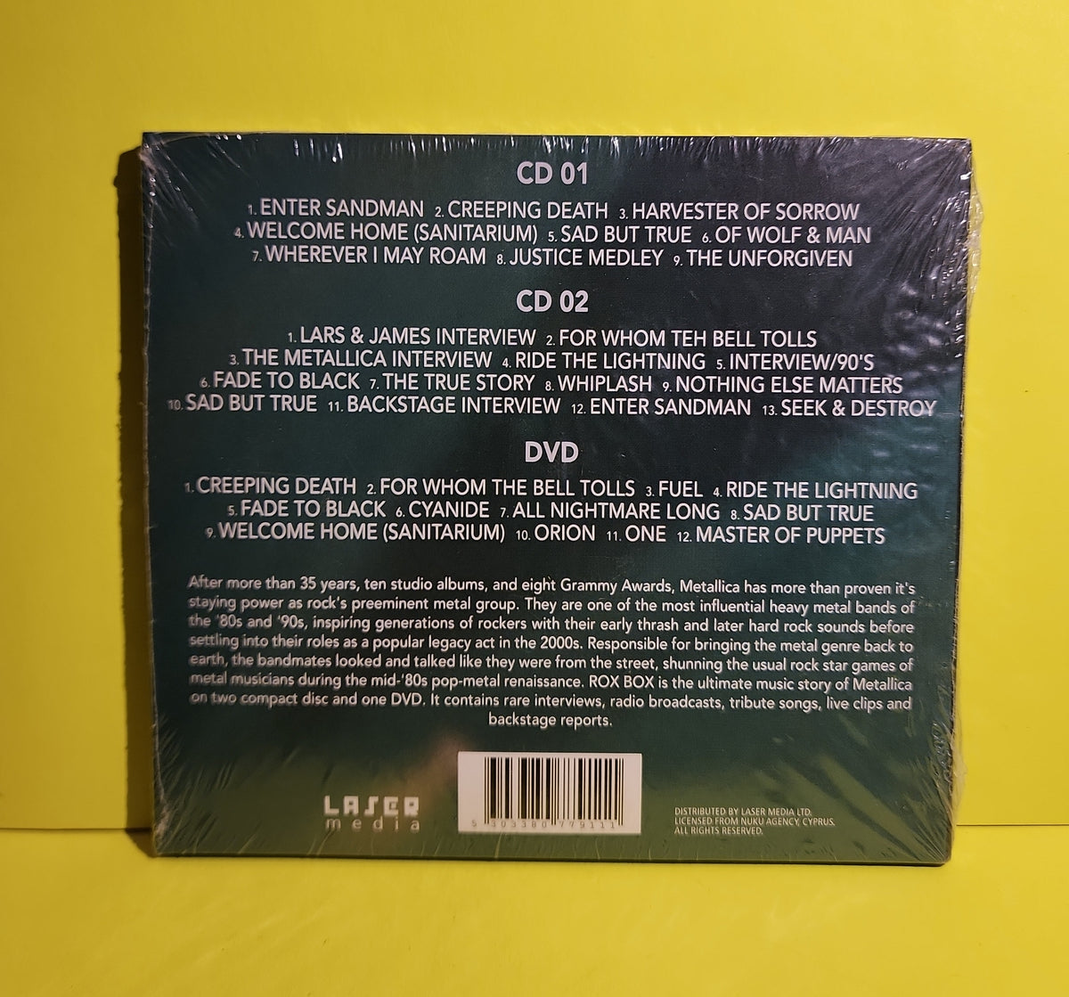 Metallica - Rock Box - 2019 - LM 7911 New - Sealed - CDs