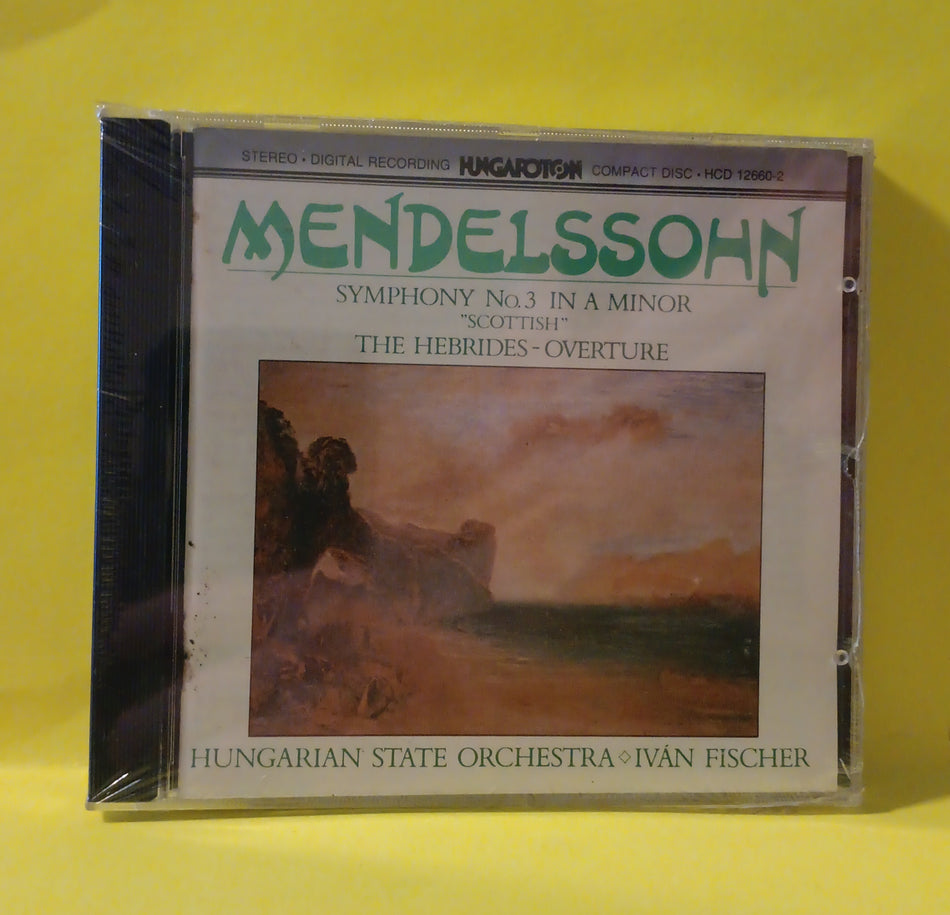 Mendelssohn- Hungarian State Orchestra, Ivan Fischer - Symphony No. 3 in A Minor "Scottish" / the Hebrides Overture - 1985 - HCD 12660-2 - Sealed - CDs