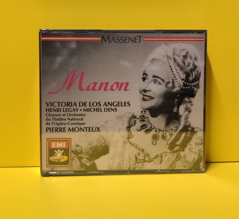 Massenet, Victoria De Los Angeles, Henri Legay, Michel Dens, Chœurs Et Orchestre Du Théâtre National De L'Opéra-Comique, Pierre Monteux - Manon - 1990 - CMS 7 63549 2 New - Sealed - CDs