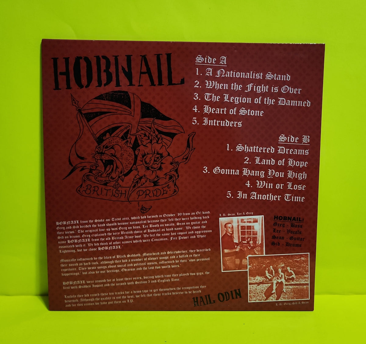 Hobnail - No Red Flags  Limited Edition Blue Vinyl  - 2023 - New - NM - Vinyl