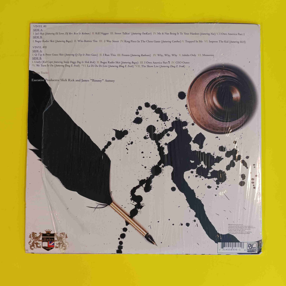 Slick Rick - The Art Of Storytelling w. Shrink - 1999 - 314 558 936-1 Used - VG+ - Vinyl