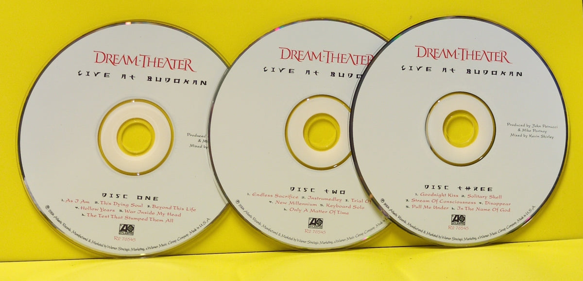 Dream Theater - Live At Budokan - 2004 - R2 76545 Used - VG++ - CDs - 3xCD Set