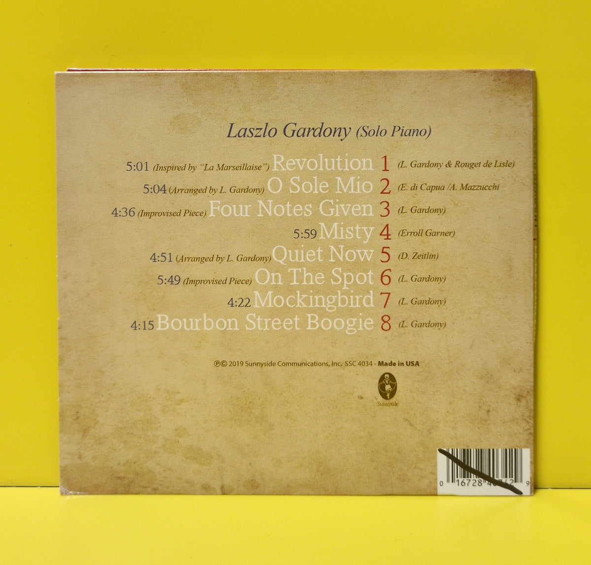 László Gárdonyi - La Marseillaise - 2019 - SSC4034 Used - EX - CDs