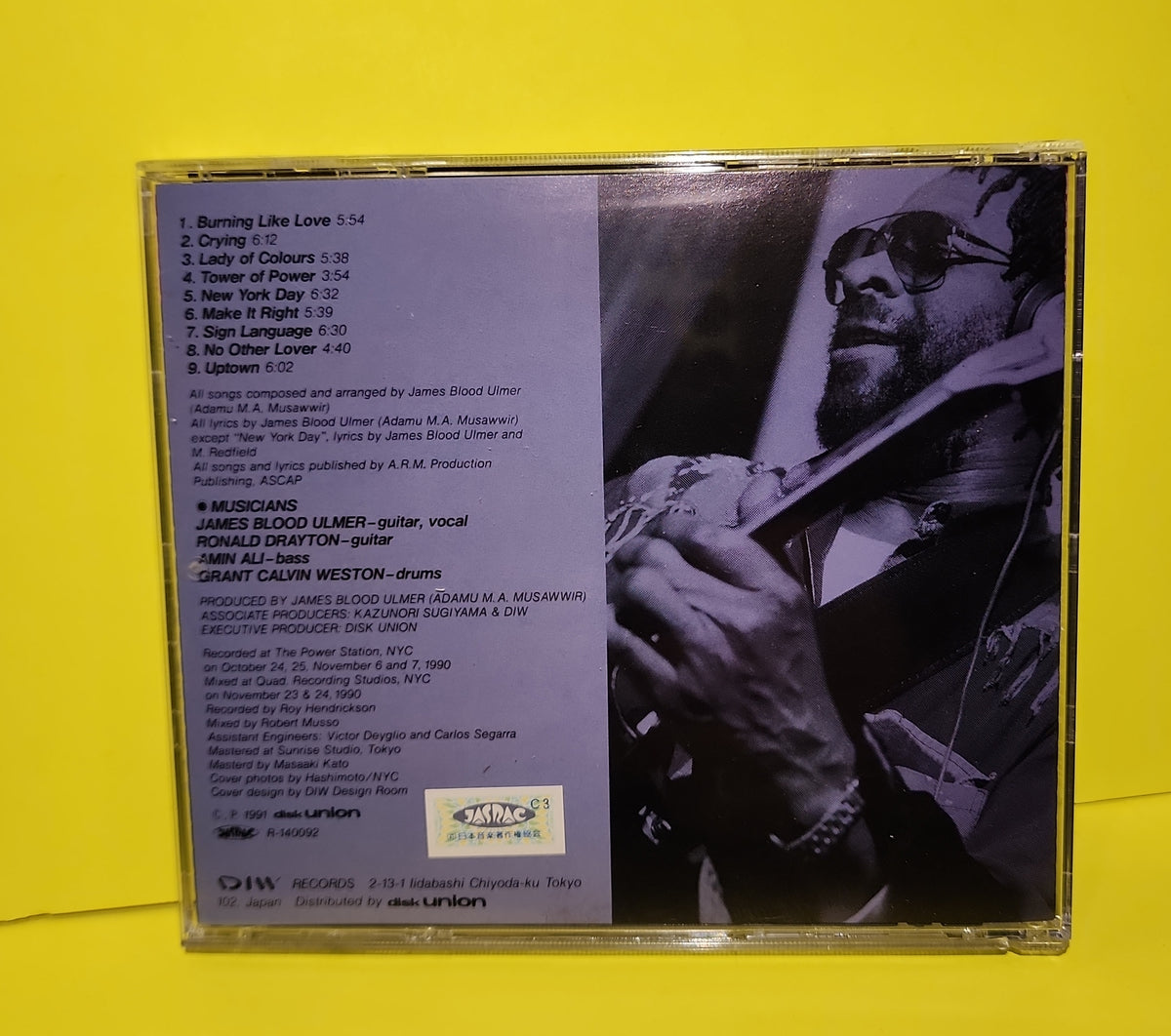 James Blood Ulmer - Black and Blue / Japan Import  - 1991 - DIW-845E Used - NM - CDs