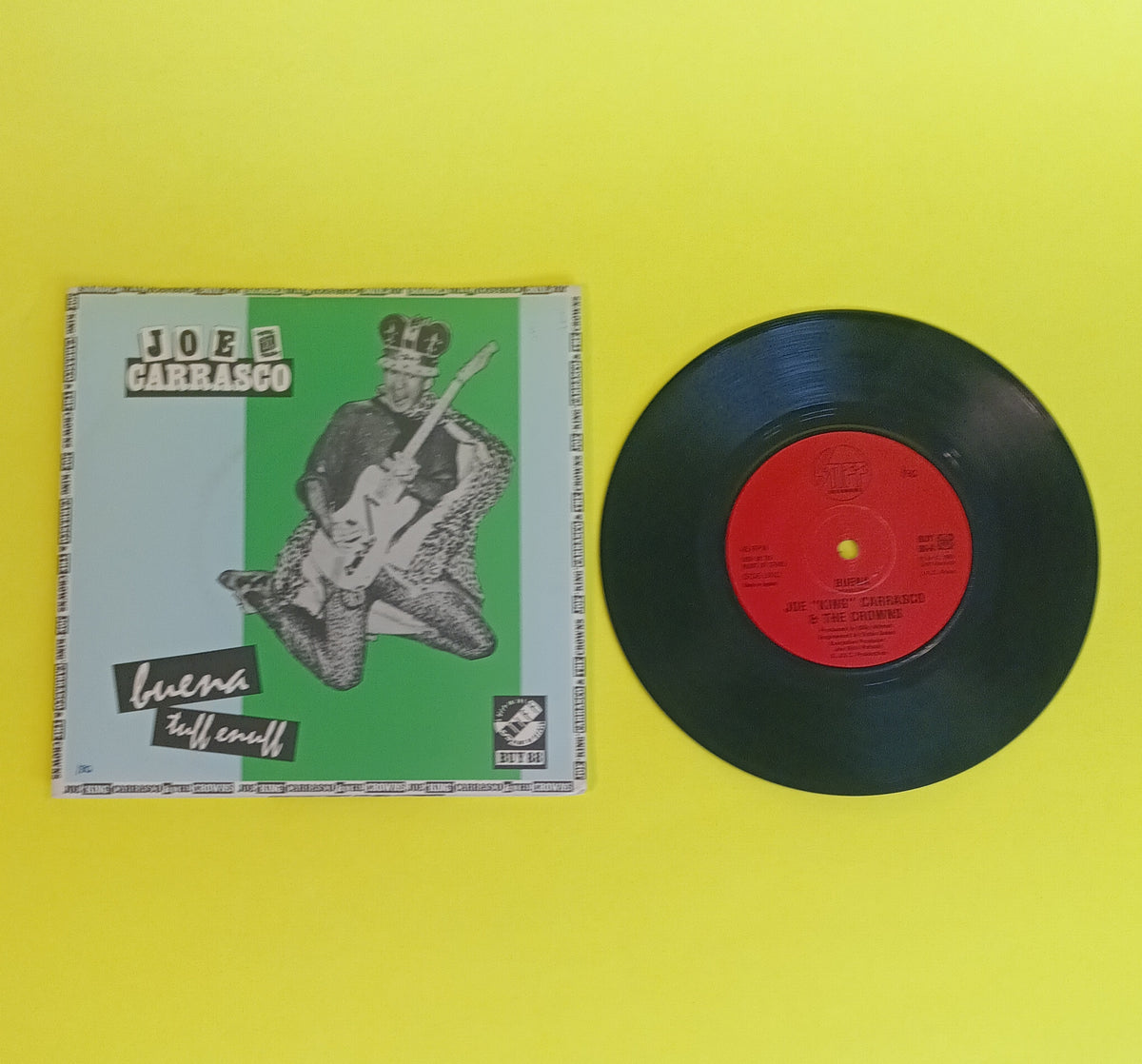 Joe King Carrasco & The Crowns - Buena / Tuff Enuff (UK 7") - 1980 - BUY 88 Used - VG++ - Vinyl