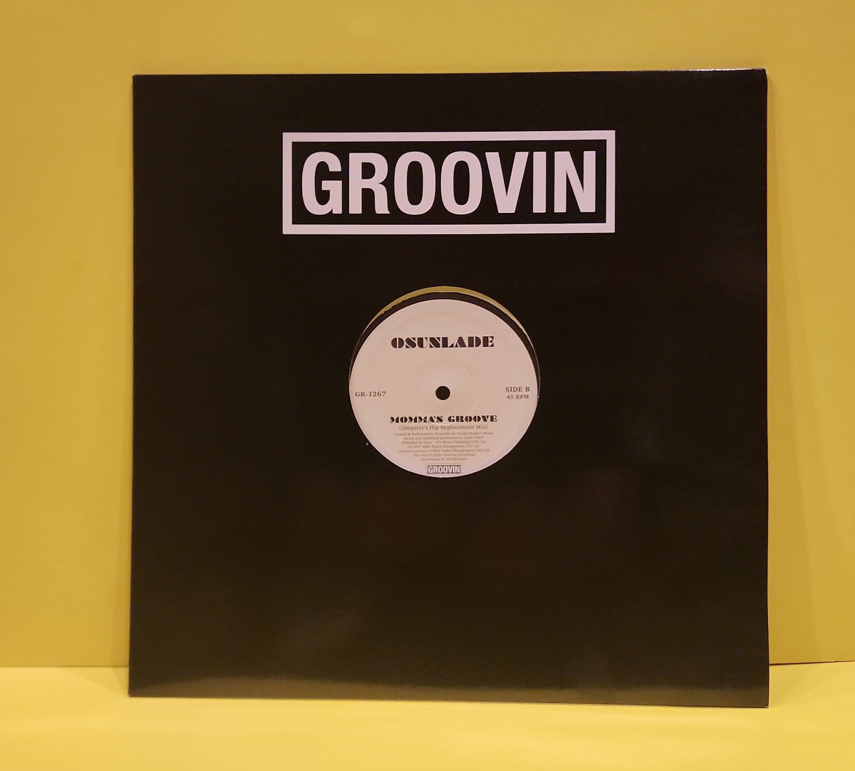 Osunlade - Momma's Groove - 2020 - GR 1267 New - EX - Vinyl