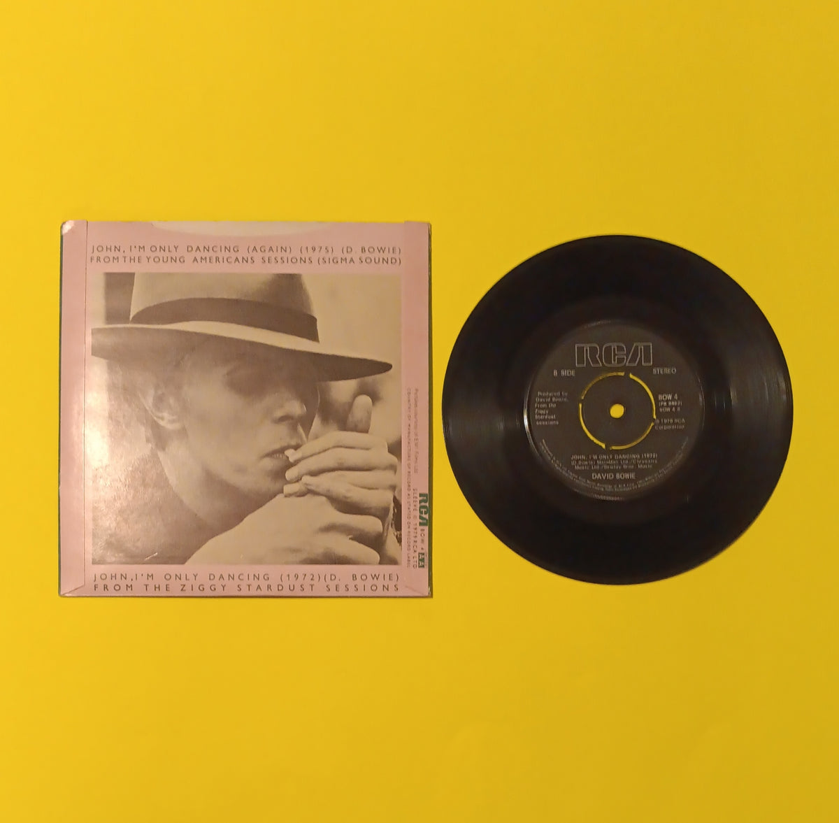David Bowie - John, I'm Only Dancing (Again)(1975) / (1972) - 1979 - BOW 4 Used - EX - UK 7" Vinyl