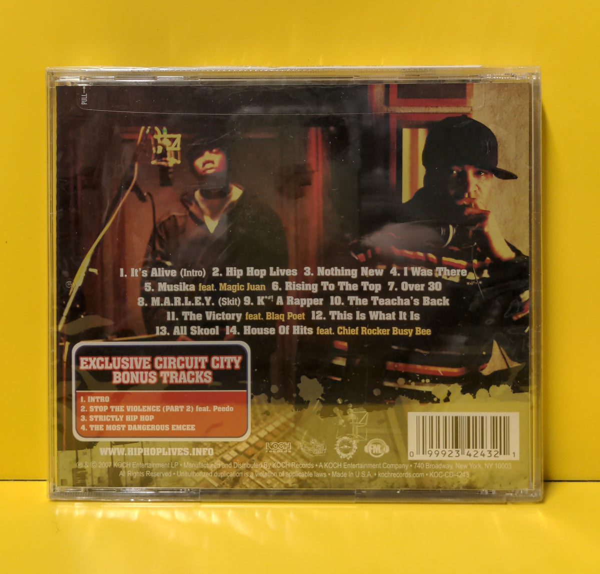 KRS-One & Marley Marl - Hip Hop Lives - 2007 - KOC-CD-4243 New - Sealed - CDs