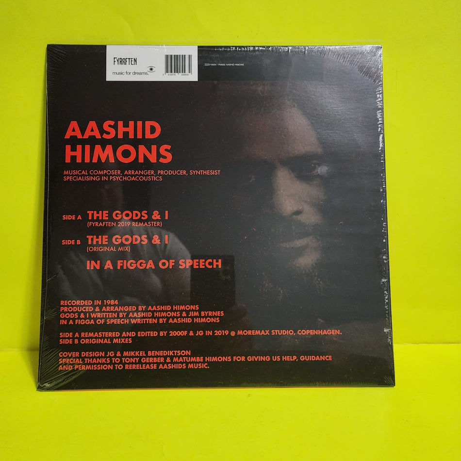 Aashid Himons - The Gods & I - 2020 - ZZZV19004 New - Sealed - Vinyl