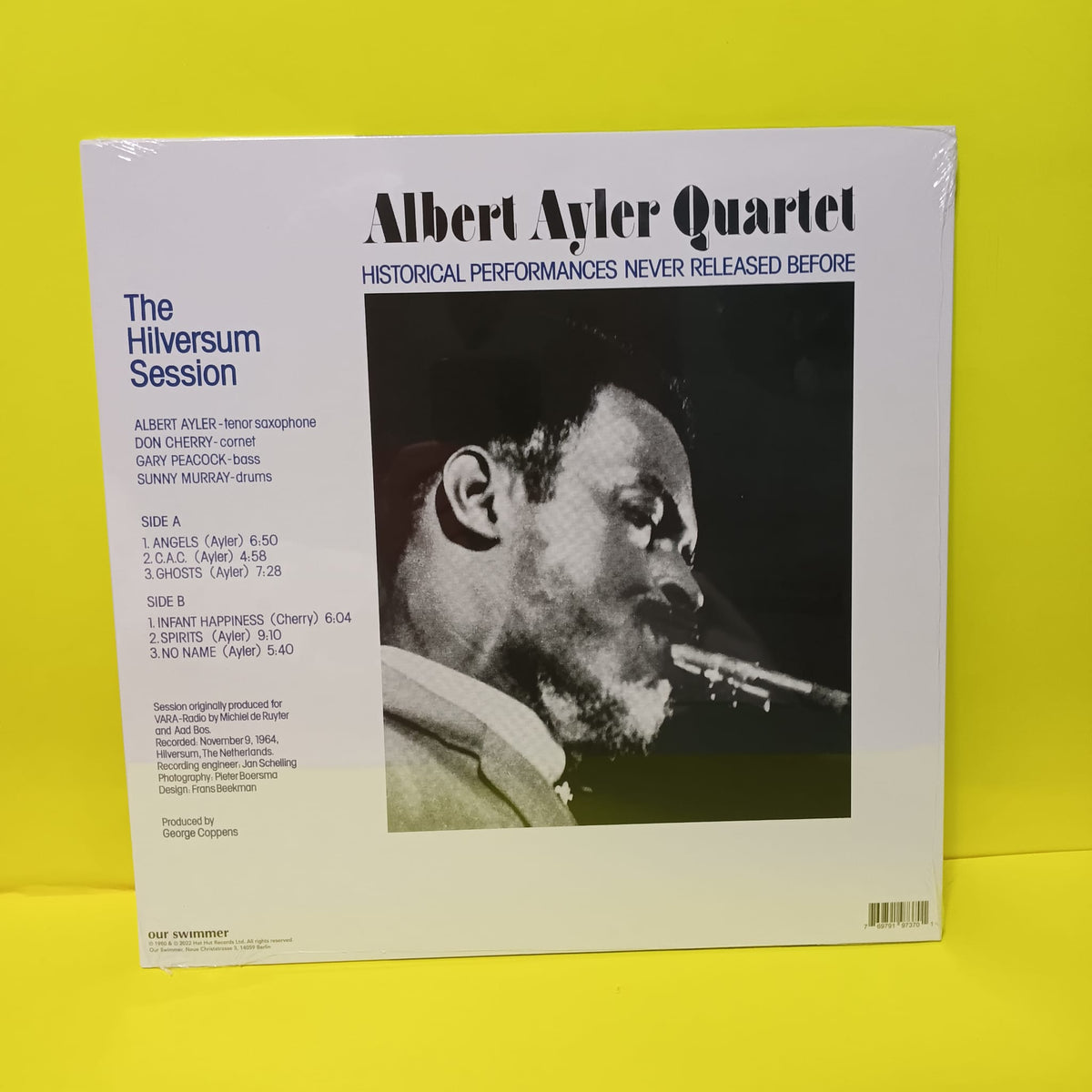 Albert Ayler Quartet - The Hilversum Session - 2022 - WELLE0000109 New - Sealed - Vinyl