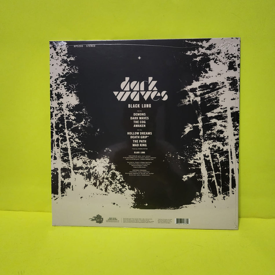 Black Lung  - Dark Waves - 2022 - HPS205 New - Sealed - Vinyl