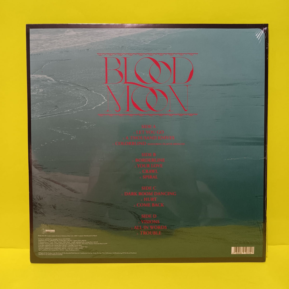 RY X - Blood Moon / LTD Edition Smoky Vinyl  - 2022 - INFECT692ELP New - Sealed - Vinyl