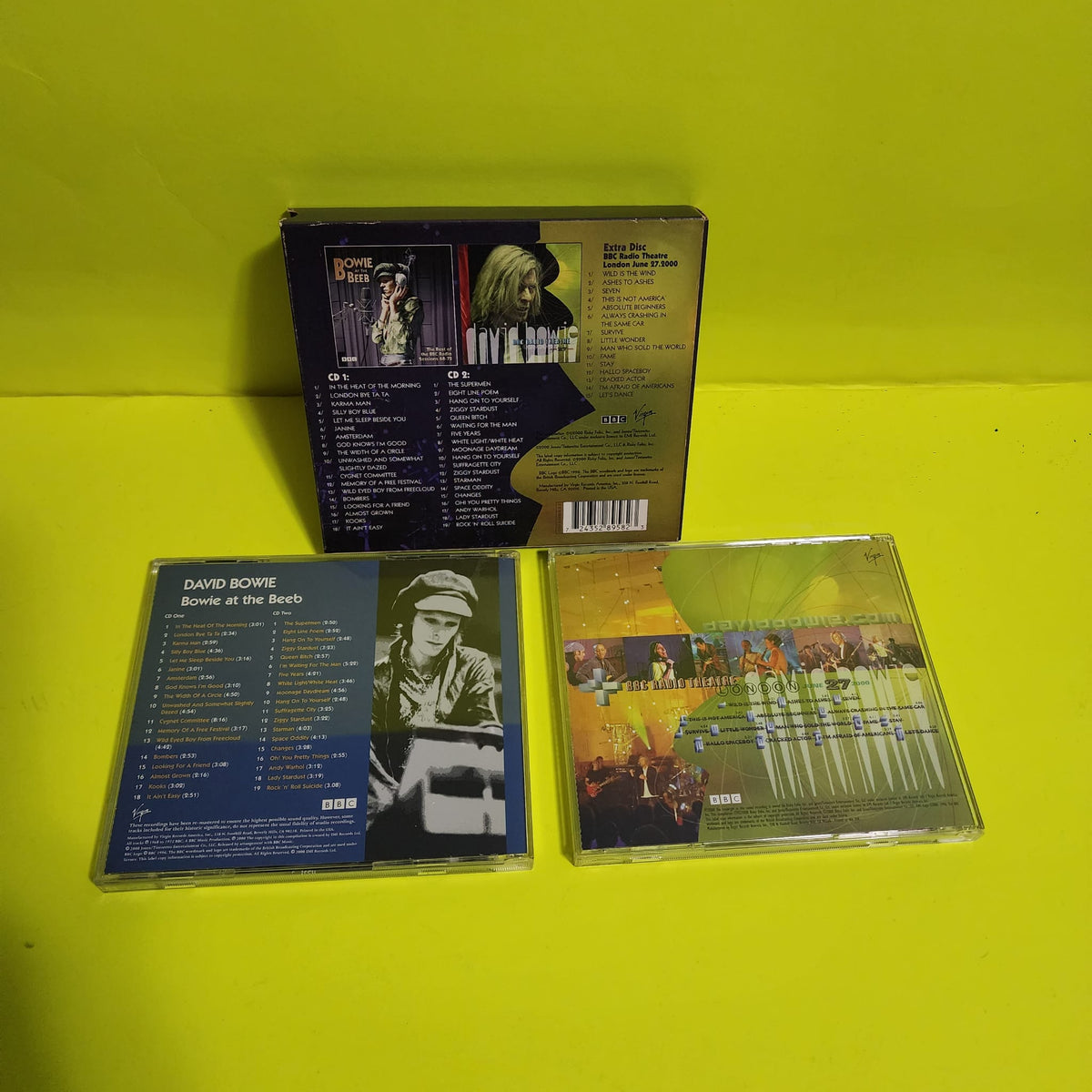 David Bowie - Bowie At The Beeb (The Best Of The BBC Sessions 68-72) - 2000 - 7243 5 28958 2 3 Used - VG++ - CDs