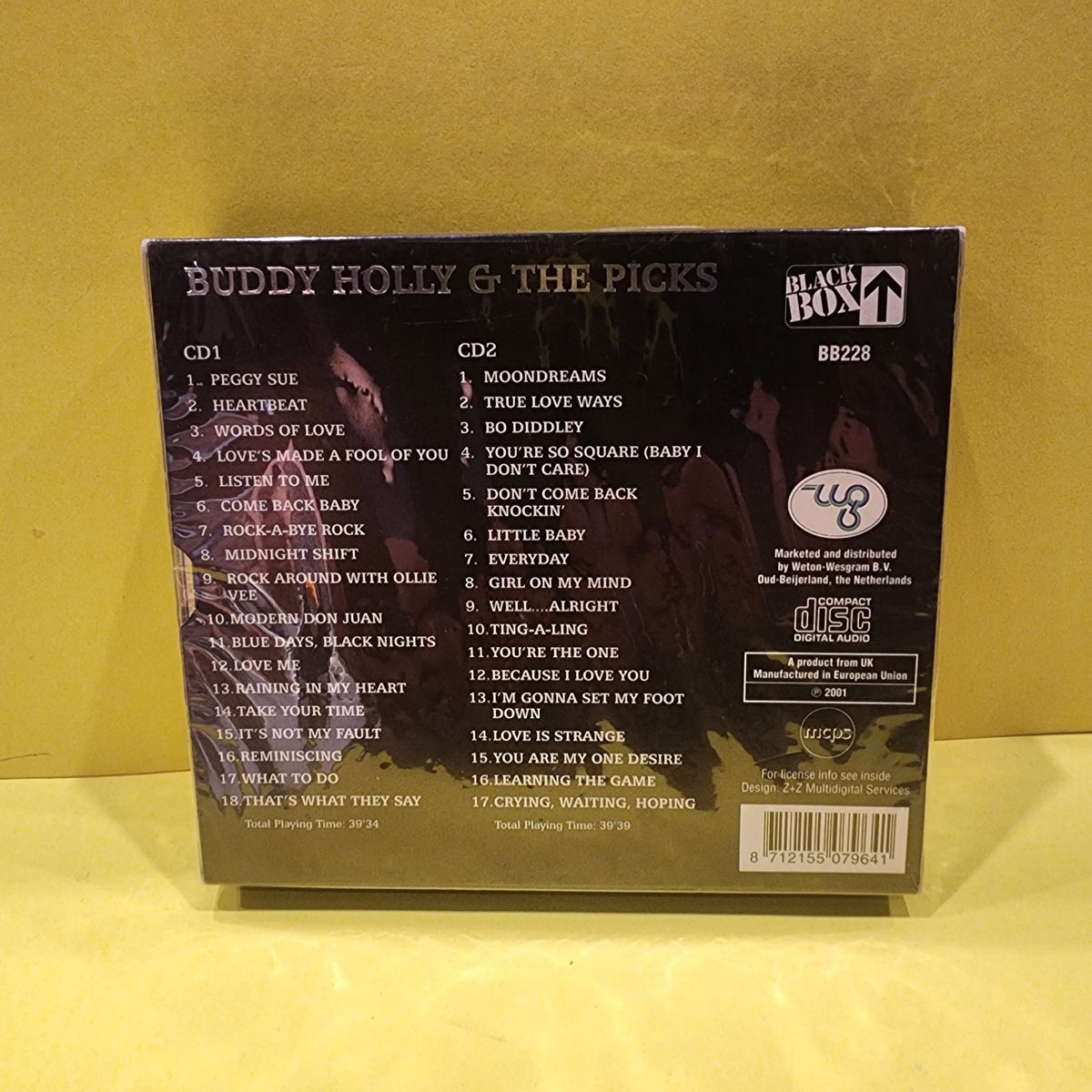 Buddy Holly & The Picks - Peggy Sue - 2001 - BB228 New - Sealed - CDs