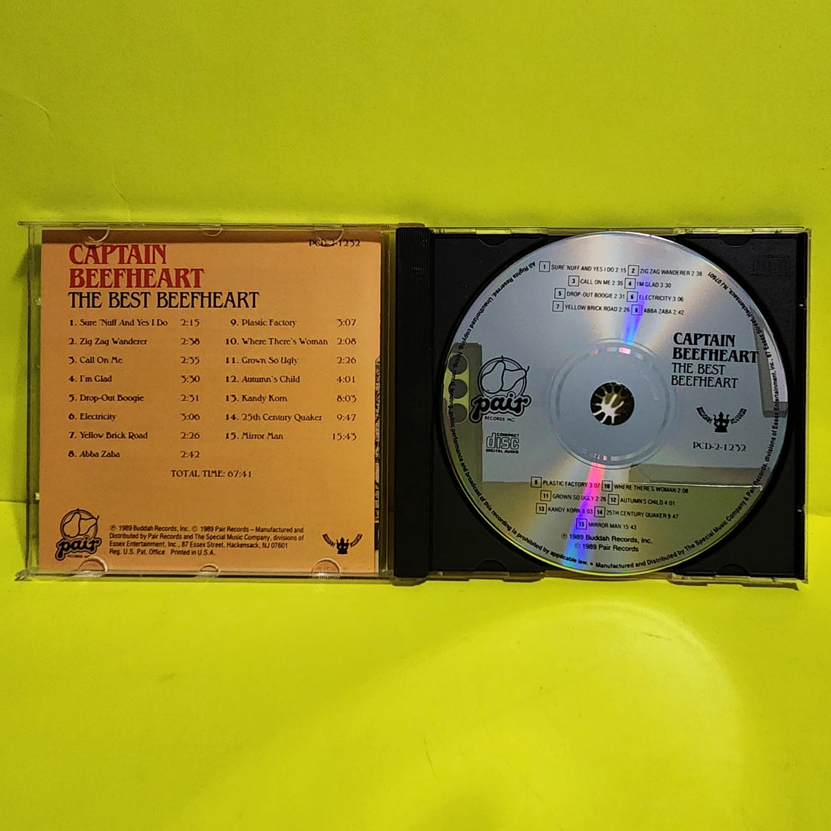 Captain Beefheart - The Best Beefheart - 1989 - PCD-2-1232 Used - VG++ - CDs
