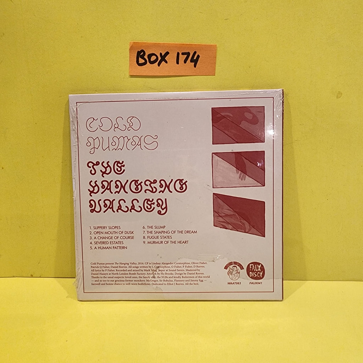 Cold Pumas - The Hanging Valley - 2016 - WAAT063 New - Sealed - CDs