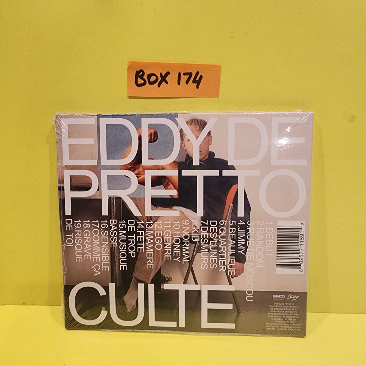 Eddy De Pretto - Culte - 2018 - 00602577115912 New - Sealed - CDs