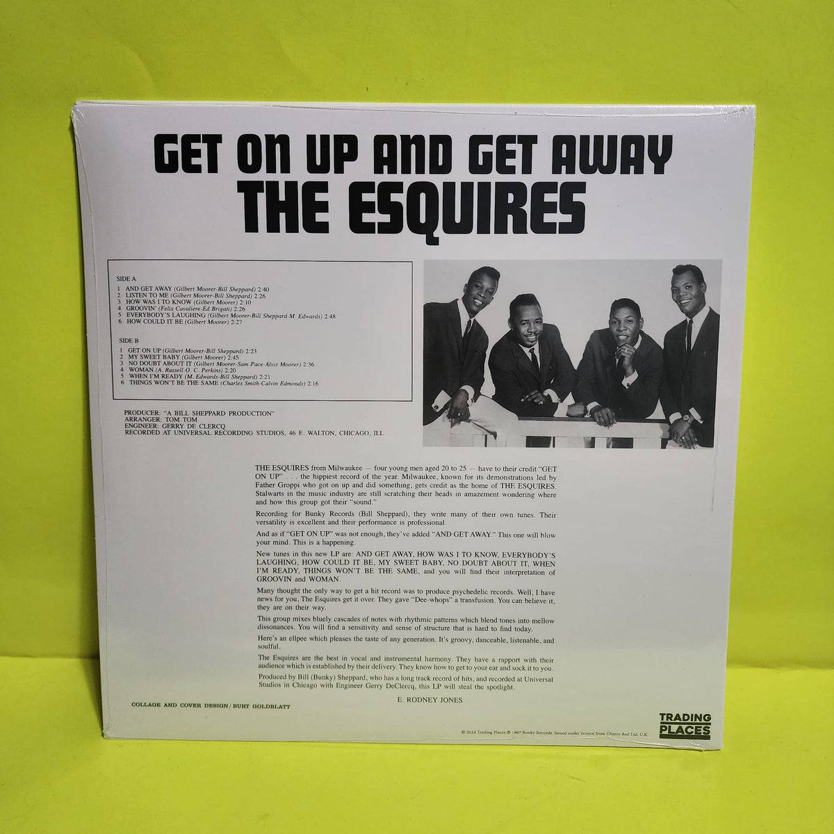 The Esquires - Get On Up And Get Away - 2024 - TDP54139 New - Sealed - Vinyl