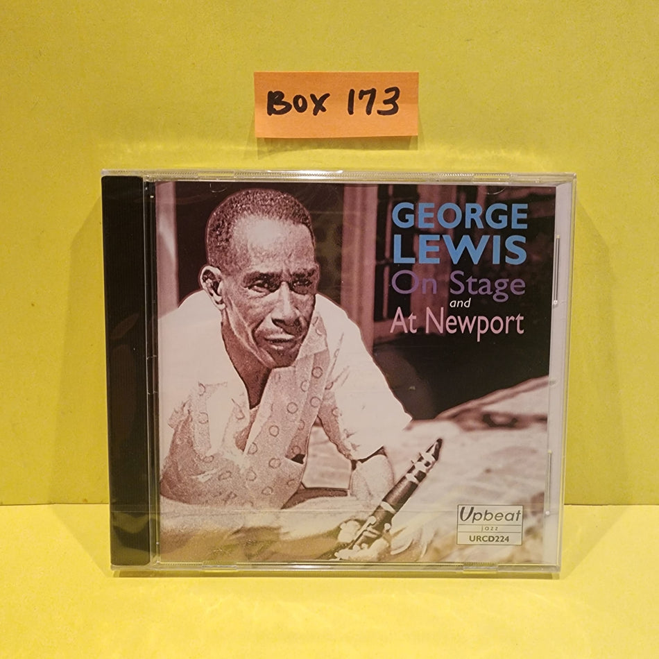 George Lewis  - On Stage and At Newport - 2012 - URCD224 New - Sealed - CDs