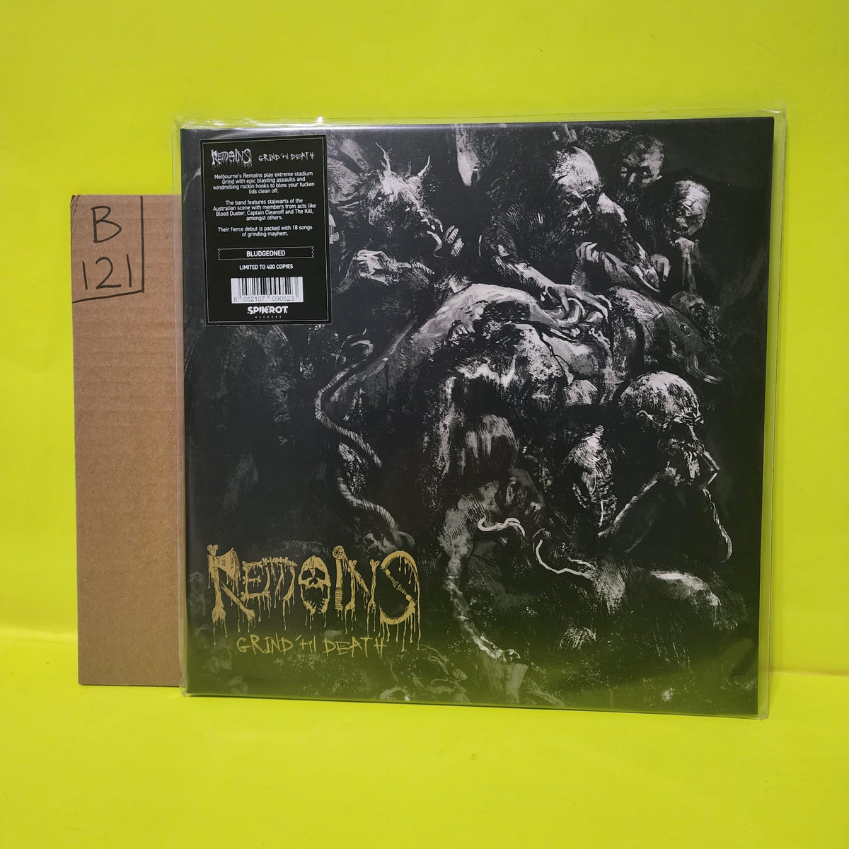 Remains  - Grind 'Til Death / Limited to 400 Copies  - 2022 - SPK028LP New - Sealed - Vinyl