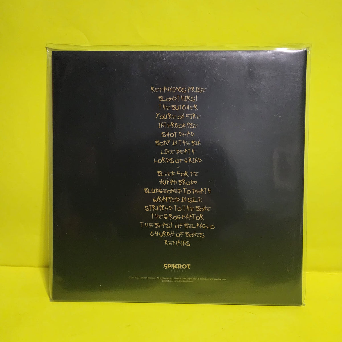 Remains  - Grind 'Til Death / Limited to 400 Copies  - 2022 - SPK028LP New - Sealed - Vinyl
